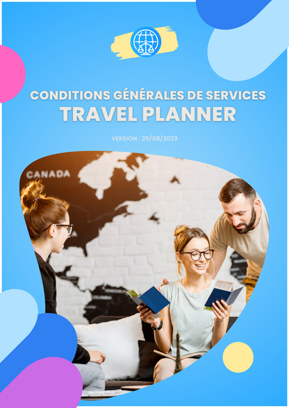 Modèle - Conditions Générales de Services - Travel Planner (BtoC, BtoB, BtoB/BtoC)